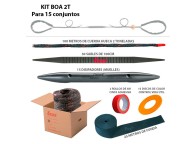 Kit BOA 2T con 15 conjuntos sustentación y sujeción de ramas