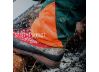 Bota anticorte motosierra Andrew Rozes Wood Clase 3 para trepa