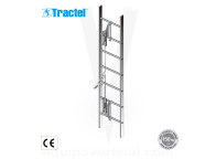 Anticaídas STOPCABLE para línea de vida vertical de cable Tractel
