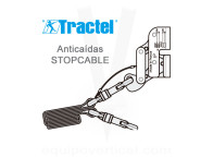 Anticaídas STOPCABLE para línea de vida vertical de cable Tractel