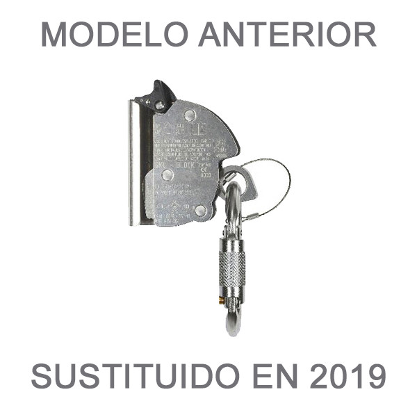 Anticaídas SKC H04 EVO con mosquetón para LDV vertical cable 8mm