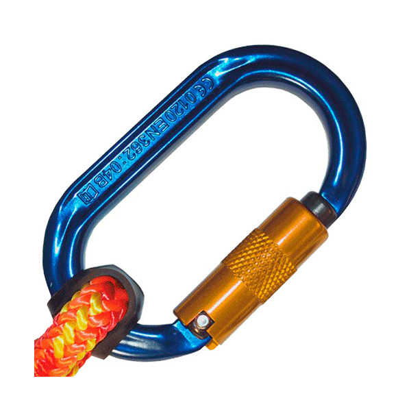Pack 5 gomas antivolteo STEIN que retienen la cuerda al mosquetón