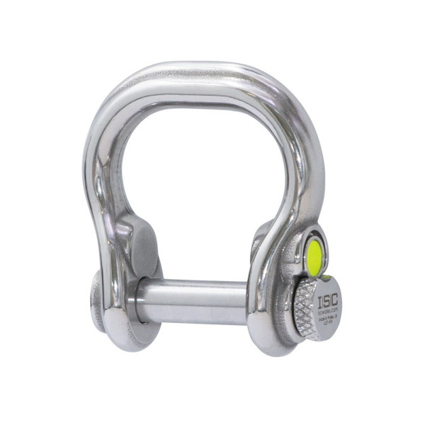 Grillete Ultralink curvado inoxidable con polea. Resistencia 40kN 2