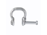 Grillete Ultralink curvado inoxidable con polea. Resistencia 40kN