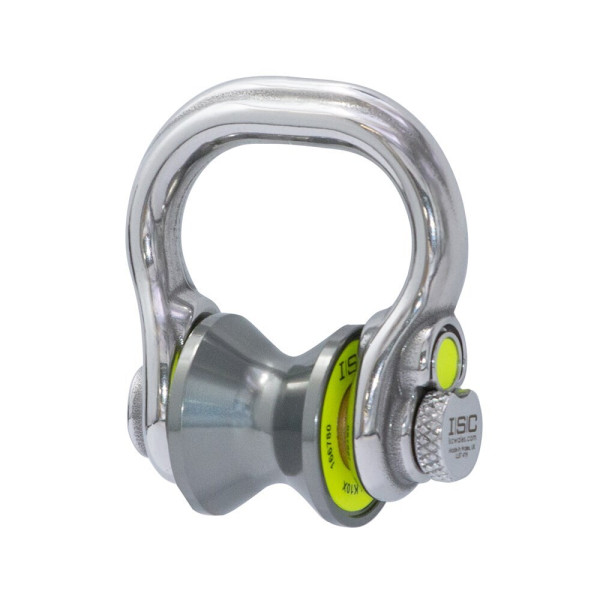 Grillete Ultralink curvado inoxidable con polea. Resistencia 40kN