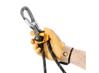 Gancho aluminio EASHOOK OPEN Apertura 25mm Homologado EN362 Petzl