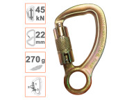 Conector Kobra de acero resistencia 4500kg cierre triple Skylotec