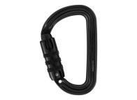 SMD mosquetón asimétrico negro con cierre Triact Lock de Petzl