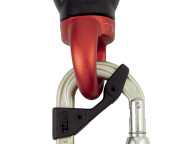 Mosquetón de seguridad OXAN de acero con cierre Screw marca Petzl