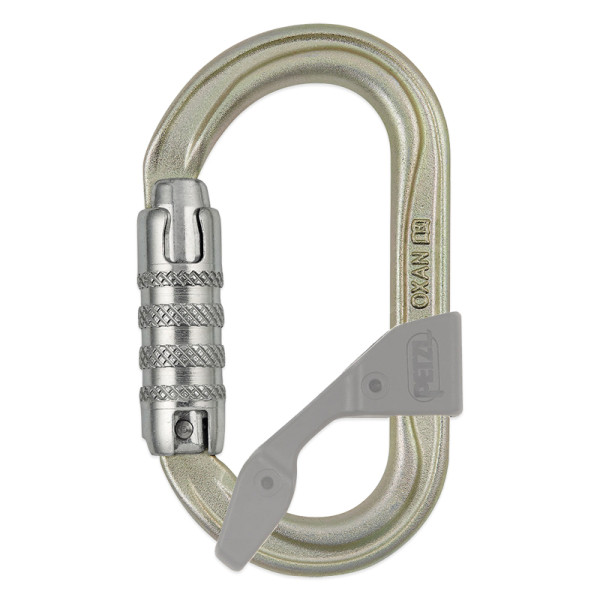 Mosquetón de acero OXAN con cierre Triact Lock de la marca Petzl 2