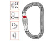 Mosquetón asimétrico AMD Screw Lock marca Petzl. Garantía 3 años