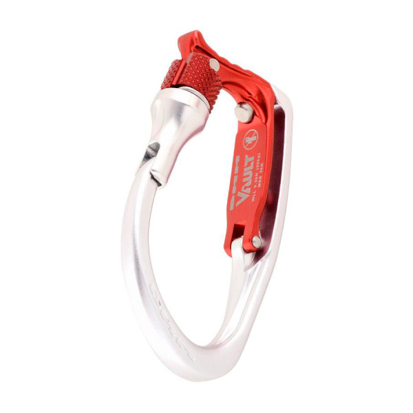 Gancho portamaterial VAULT LOCK para arneses. Resistencia 300kg.