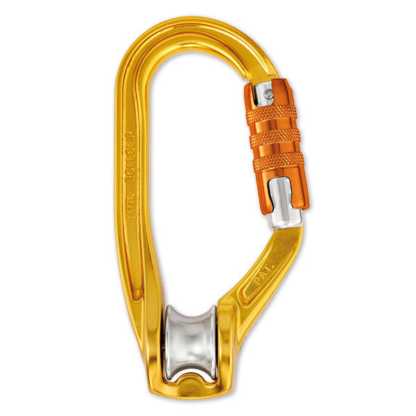Mosquetón automático ROLLCLIP con polea integrada y cierre triple 2