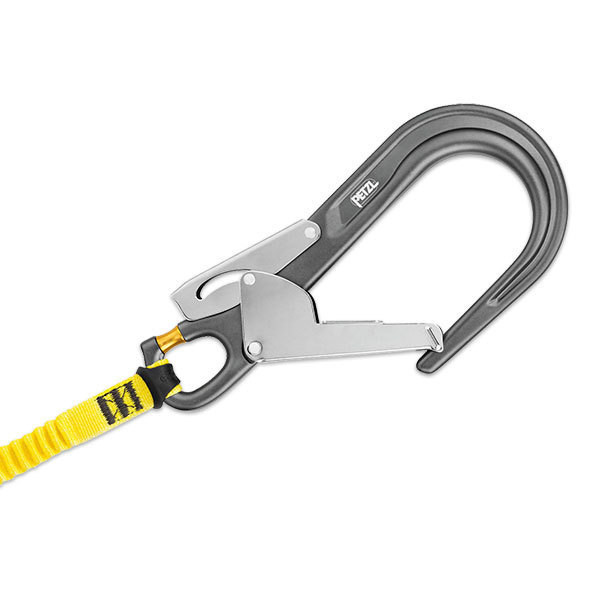 Gancho aluminio MGO OPEN. Apertura 63mm. Homologado EN362. Petzl 2