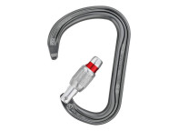 Mosquetón WILLIAM de Petzl con forma de pera y cierre de rosca.