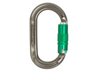 Mosquetón de aluminio ULTRA OVAL con cierre automático triple