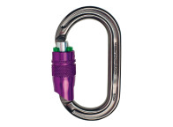 Mosquetón de aluminio ULTRA OVAL Durolock con cierre cuadruple
