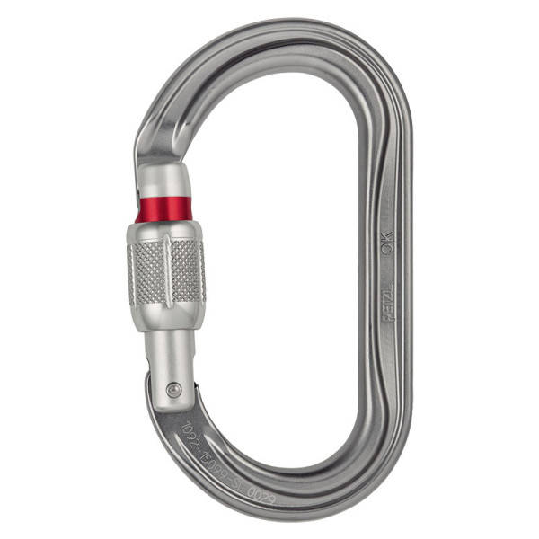 OK Screw Lock. Mosquetón de aluminio con cierre de rosca. Petzl 2