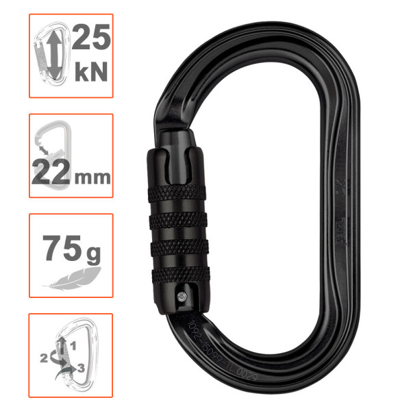 OK Triact Lock. Mosquetón de aluminio Petzl con cierre automático 2