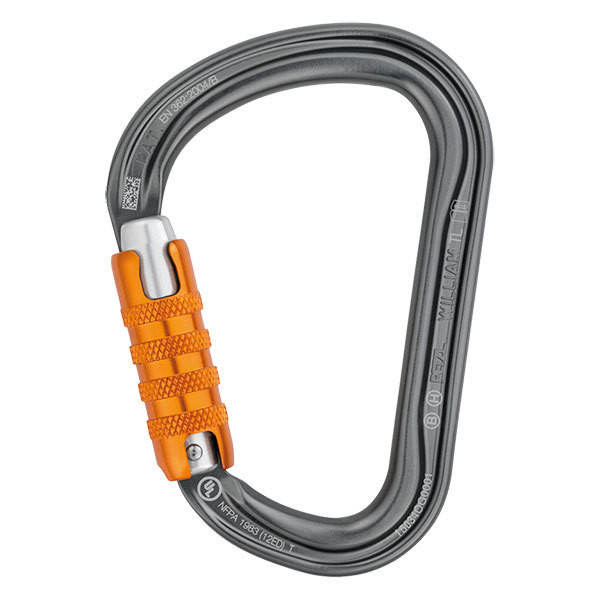 Mosquetón forma pera automático WILLIAM Triact Petzl.