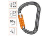 Mosquetón forma pera automático WILLIAM Triact Petzl.