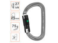 Mosquetón asimétrico AMD Ball Lock de Petzl. Garantía 3 años.