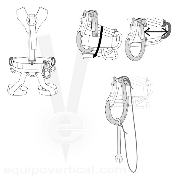 Conector portaherramientas 5kg CARITOOL S Petzl para arneses