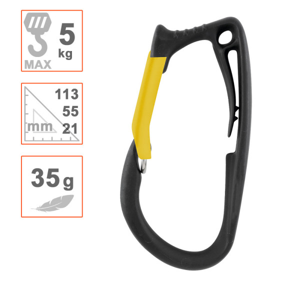 Conector portaherramientas 5kg CARITOOL S Petzl para arneses