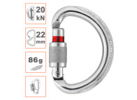 Mosquetón semicircular multidireccional OMNI Screw de Petzl