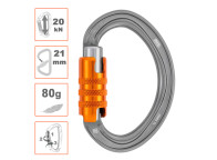 Mosquetón semicircular multidireccional OMNI Triact de Petzl