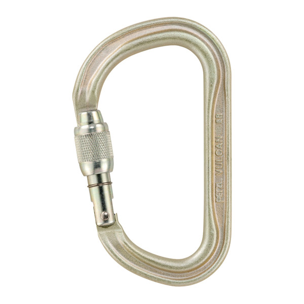 Mosquetón gran resistencia 4500kg de acero VULCAN Screw de Petzl 2