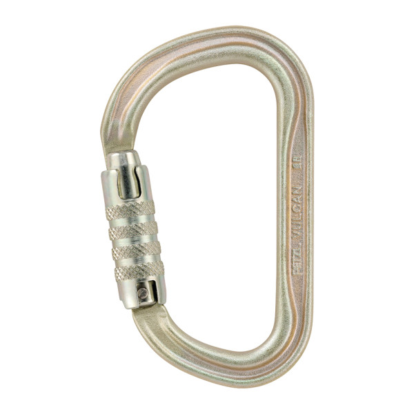 Mosquetón de acero VULCAN Triact de Petzl y alta resistencia 45kN 2