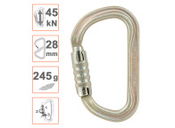 Mosquetón de acero VULCAN Triact de Petzl y alta resistencia 45kN