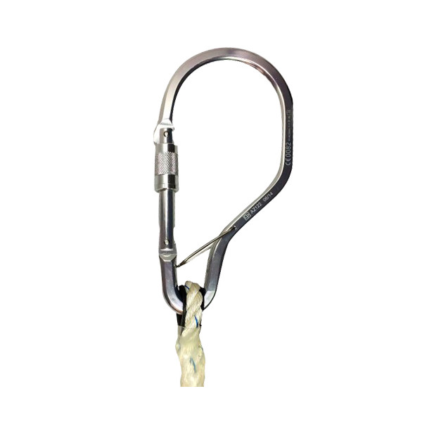 Gancho de seguridad en aluminio zicral con apertura de 65mm