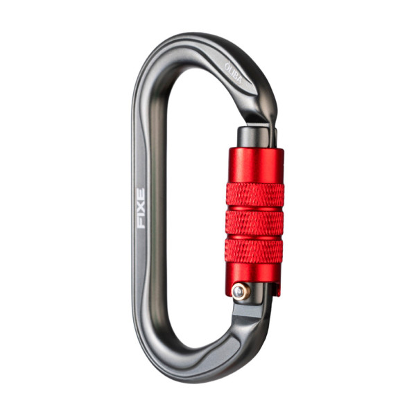 Mosquetón aluminio OLIBA Twist Lock Fixe con cierre automático