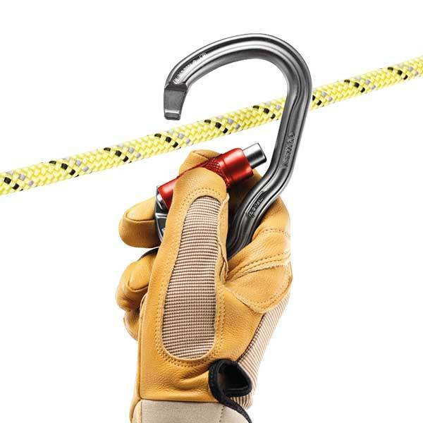 Mosquetón de aluminio VERTIGO Twist Lock para cabo asimétrico