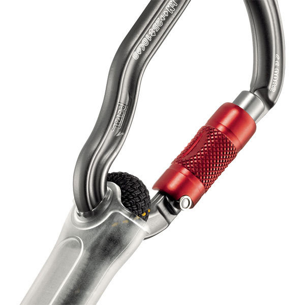 Mosquetón de aluminio VERTIGO Twist Lock para cabo asimétrico