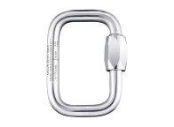 Maillón Rectangular de acero 10mm homologado EN362 anticaídas.