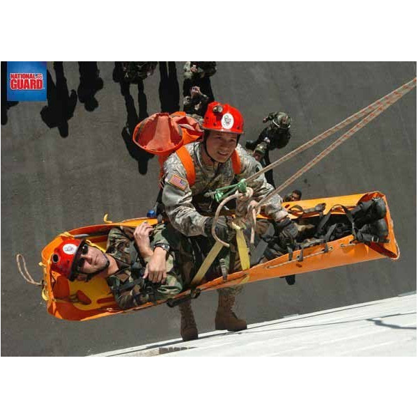 SKED Camilla de rescate enrollable. Izado horizontal o vertical 2