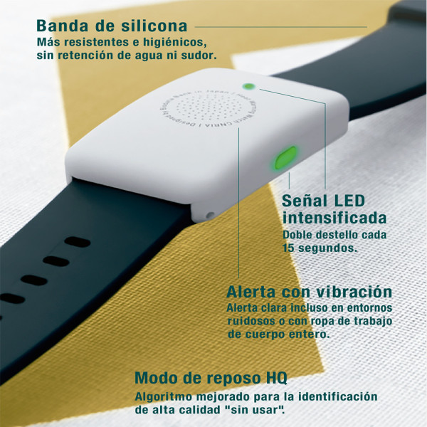 Pulsera CANARIA para detectar y evitar un posible golpe de calor.