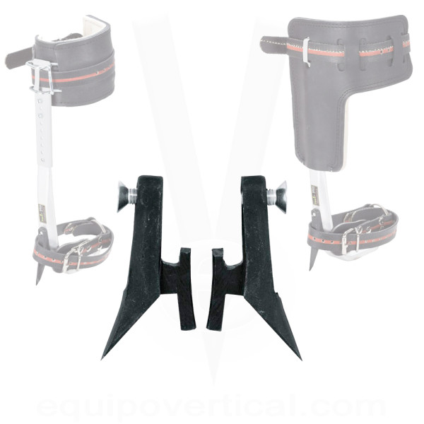 Puntas cortas para espuelas TreeUp de aluminio para arboricultura