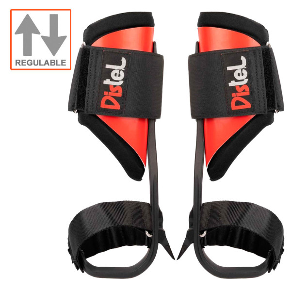 Espuelas DISTEL con fijación velcro-velcro para tala de árboles