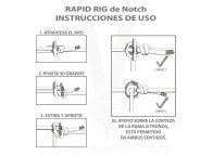 Rapid Rig de Notch para apeo y arboricultura. Resistencia 60kN.