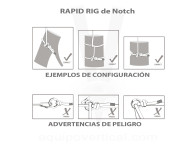 Rapid Rig de Notch para apeo y arboricultura. Resistencia 60kN.