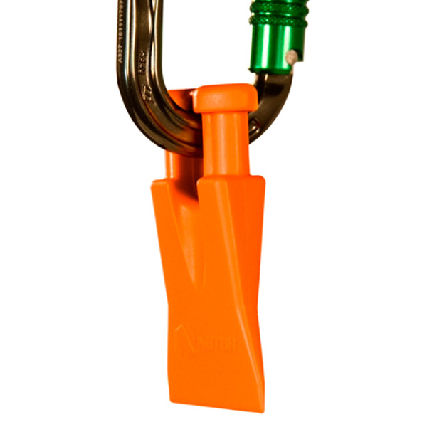 Cuña Notch para caritool o mosquetón. Para poda y tala de árboles 2