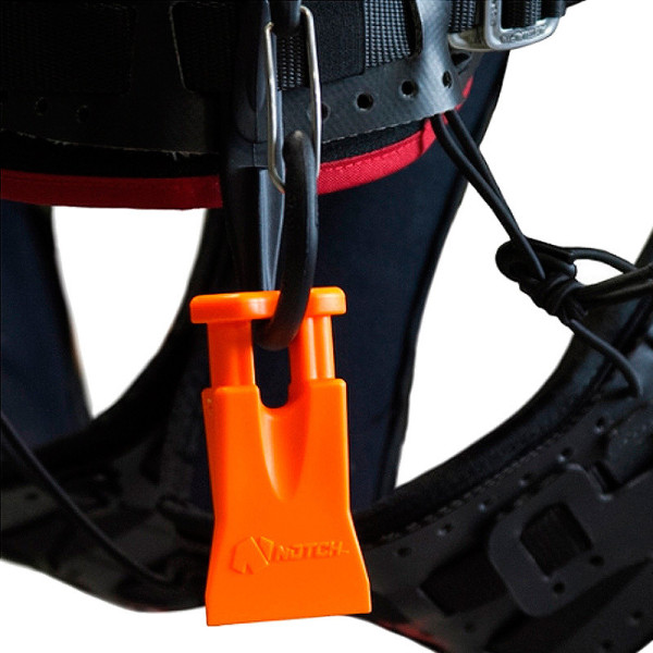Cuña Notch para caritool o mosquetón. Para poda y tala de árboles