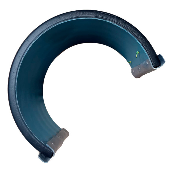 Protector de cuerda tubo para salvar canalones y vierteaguas