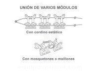 Protector ROLLER COASTER con rodillos para cuerdas en movimiento.