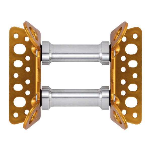Protector ROLLER COASTER con rodillos para cuerdas en movimiento.