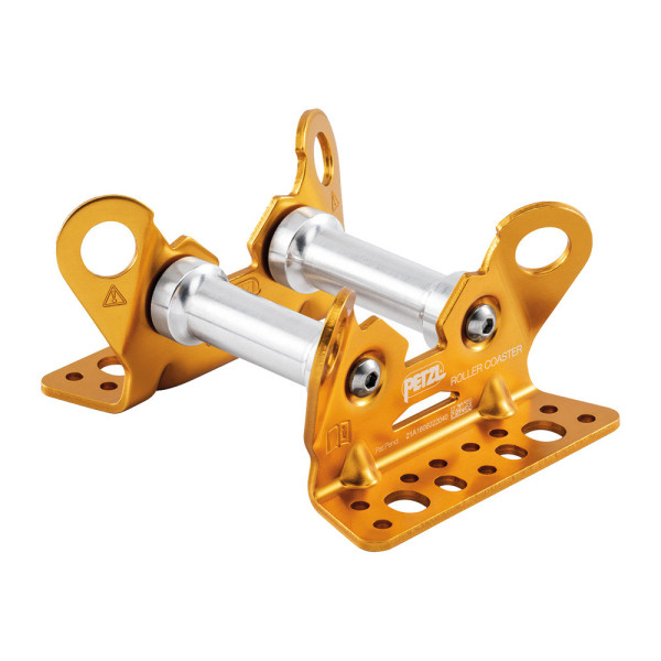 Protector ROLLER COASTER con rodillos para cuerdas en movimiento.